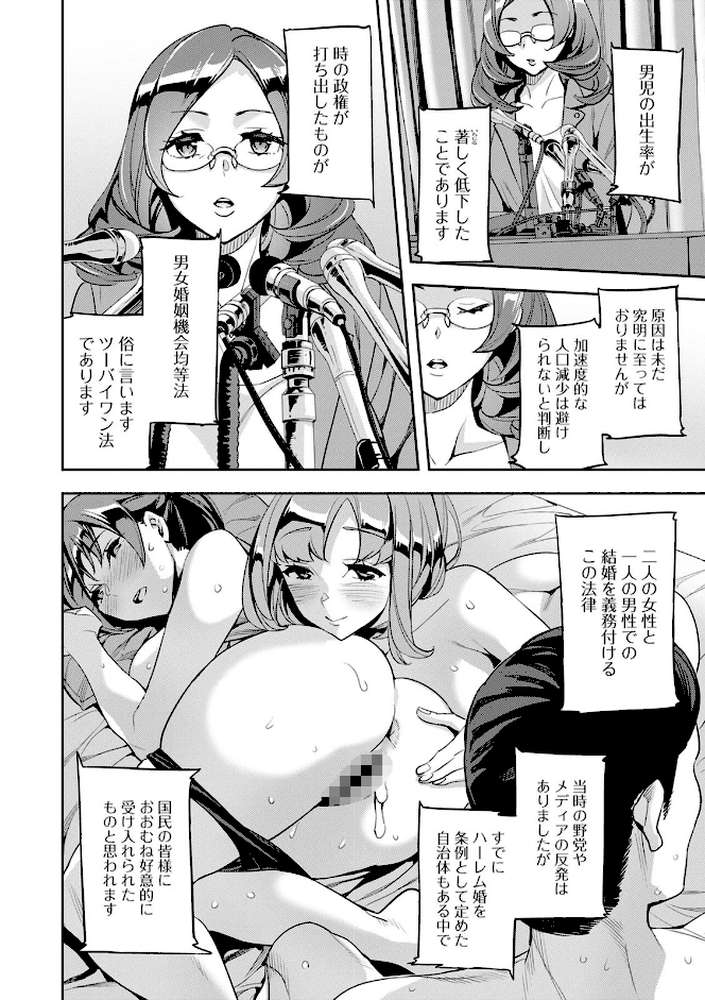2×1〜高女性率社会では妻同士のナカが良すぎて問題になってます〜
