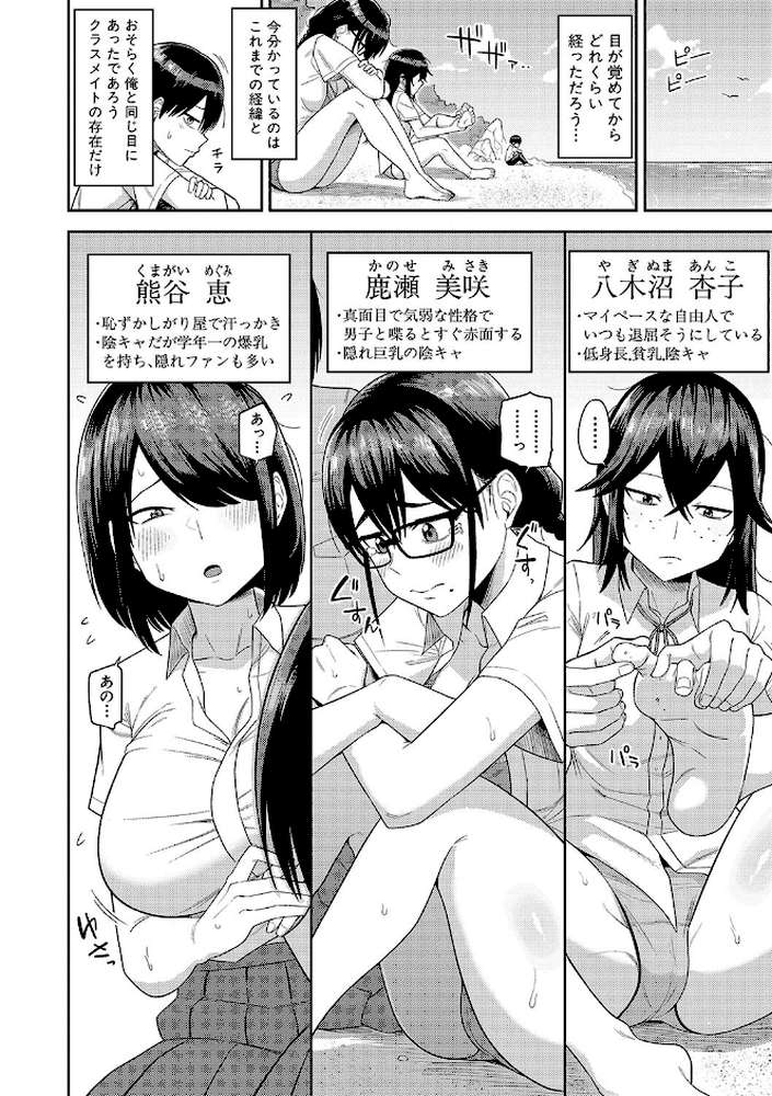 無人島で、SEXに興味津々なドスケベ陰キャ女子たちとハーレムライフ【通常版】