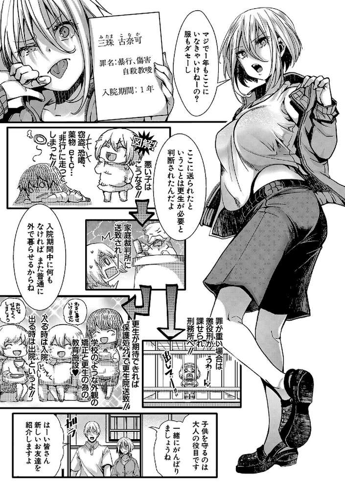 少女A矯正交尾 -人生舐めプ中のメスに肉棒で再教育しちゃいました-