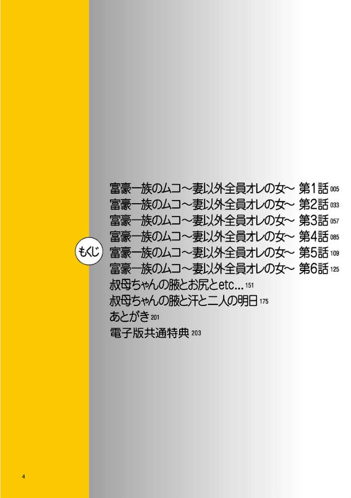 富豪一族のムコ〜妻以外全員オレの女〜【電子特装版】