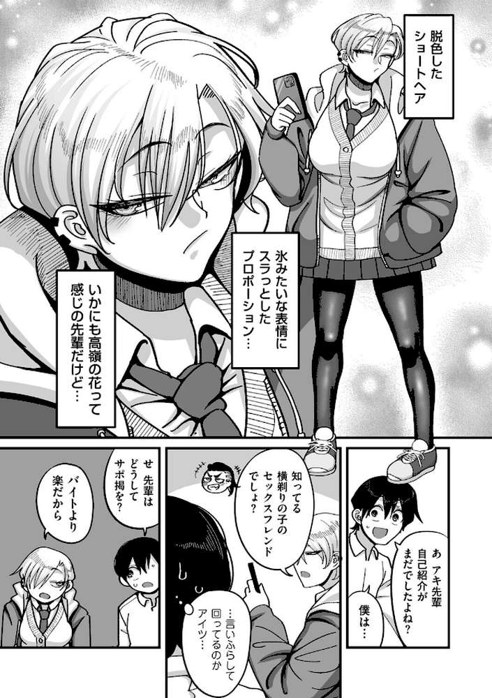 学園サポ日記comix 第5話 無表情アキ先輩＆日焼け太眉ヤナギ先輩編
