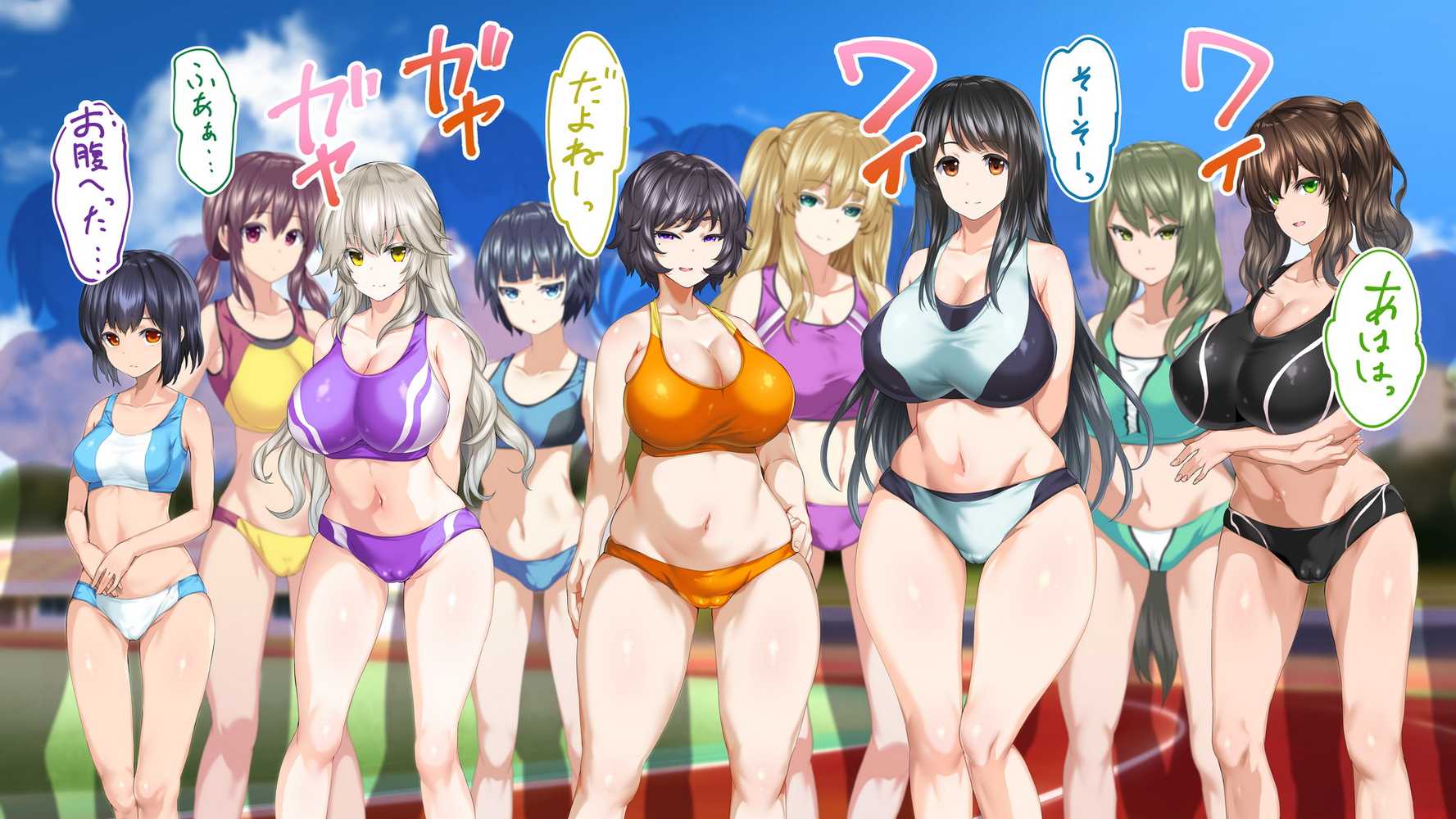 陸上部女子は俺の生オナホ！！！校内種付け編