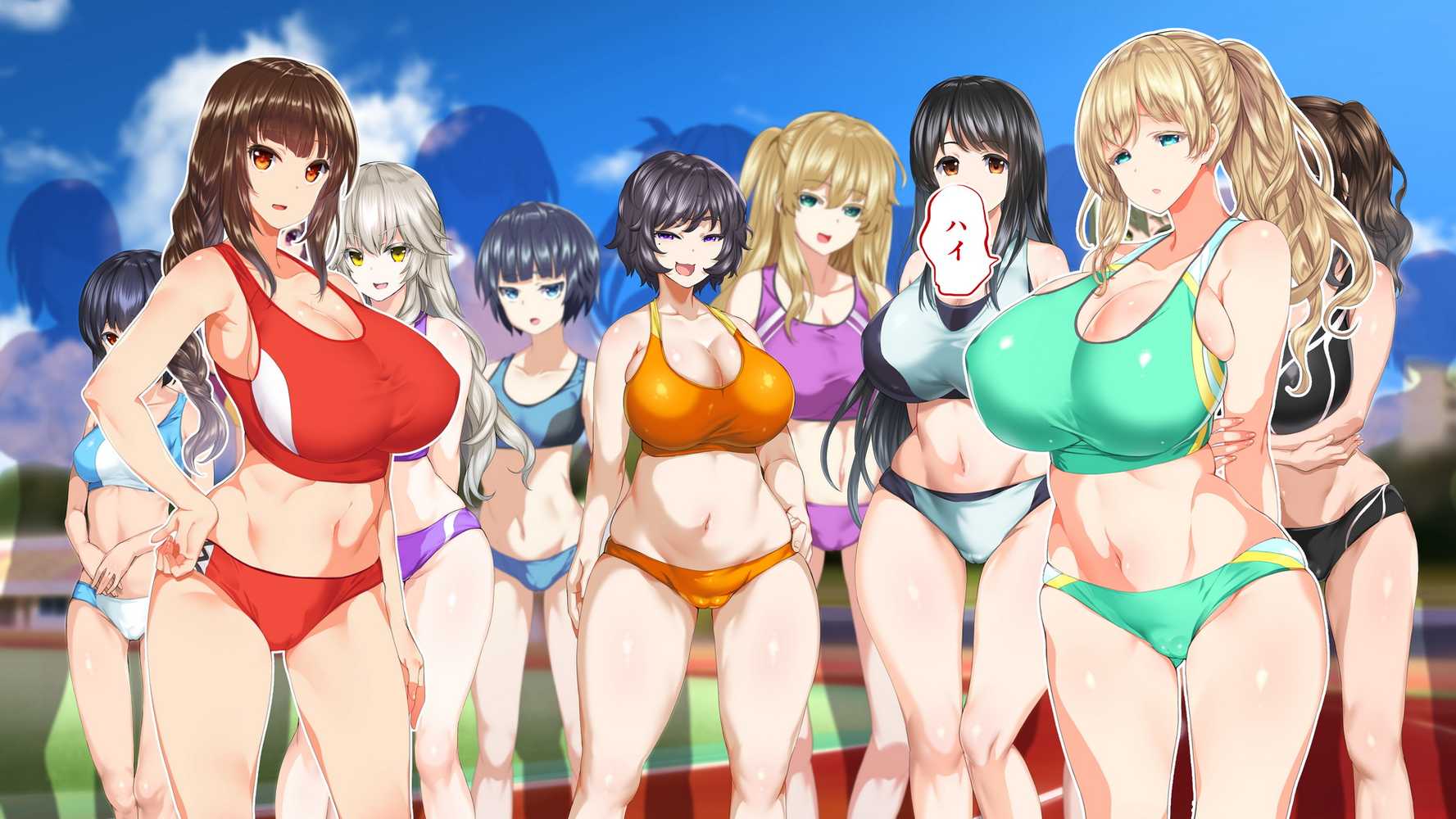 陸上部女子は俺の生オナホ！！！校内種付け編