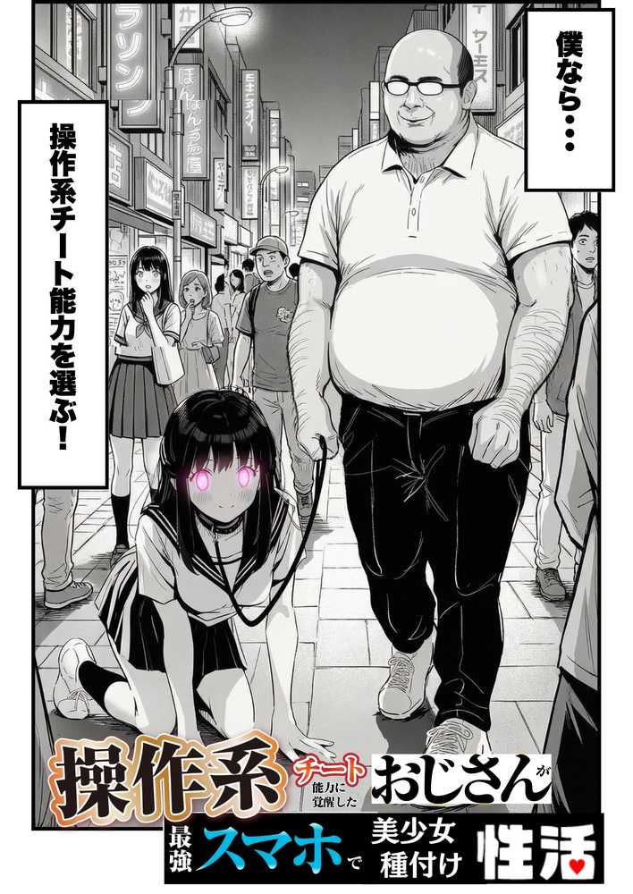 操作系チート能力に覚醒したメタボおじさんが最強スマホで美少女種付け性活