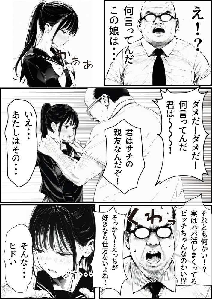 セックスしないと出られない部屋に娘の親友と閉じ込められたんだが・・・