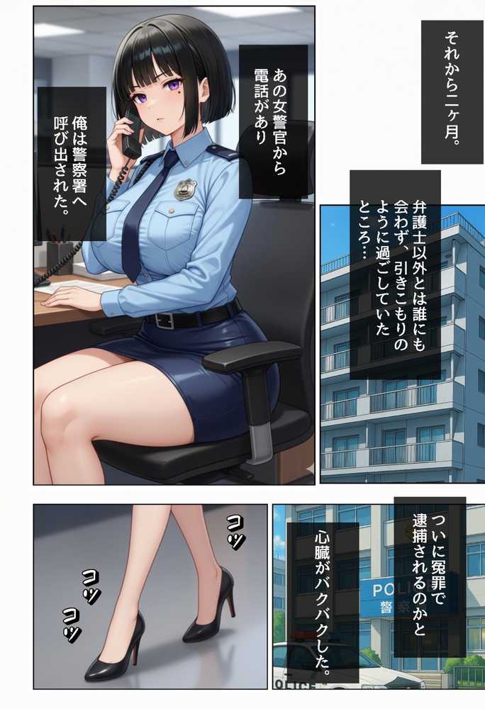 強気な裏アカ警察官、潮だくセックスで二か月後に分からされる話