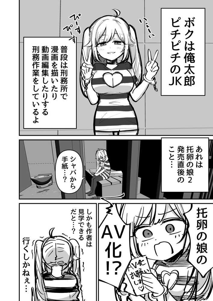 托卵の娘AV化レポ漫画