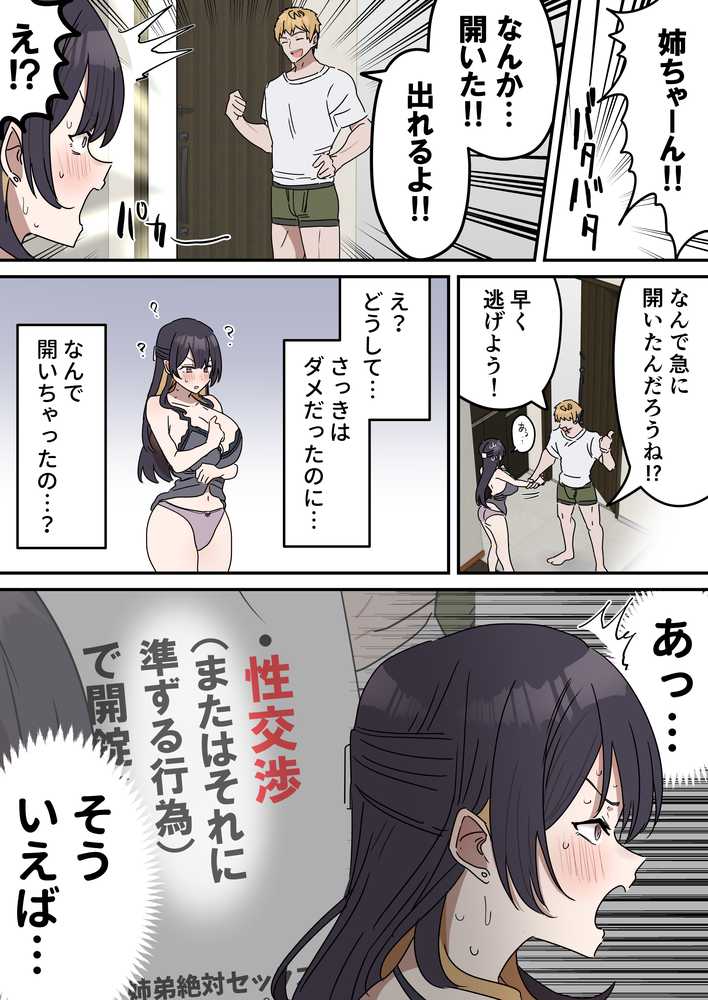 姉弟でシたらいけません