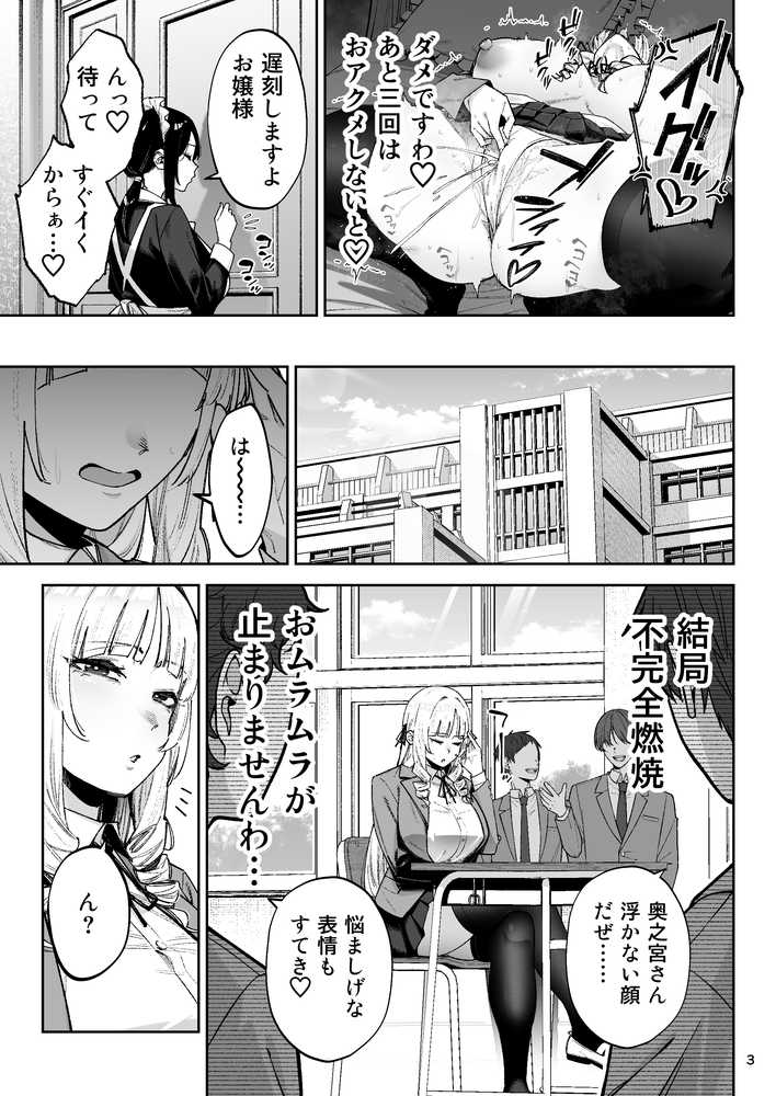 それゆけ、エロバカお嬢様！ 〜セレブの私がデカチン庶民を手籠めにするのは当然です！〜