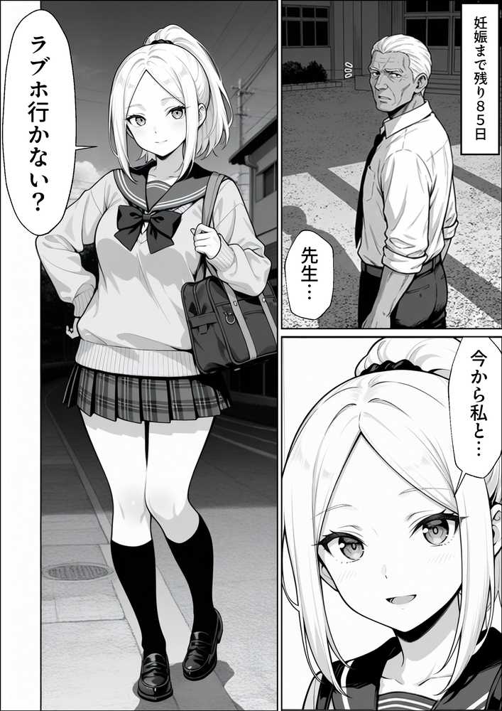 100日後に妊娠する女子校生  〜井高  美優莉 編〜