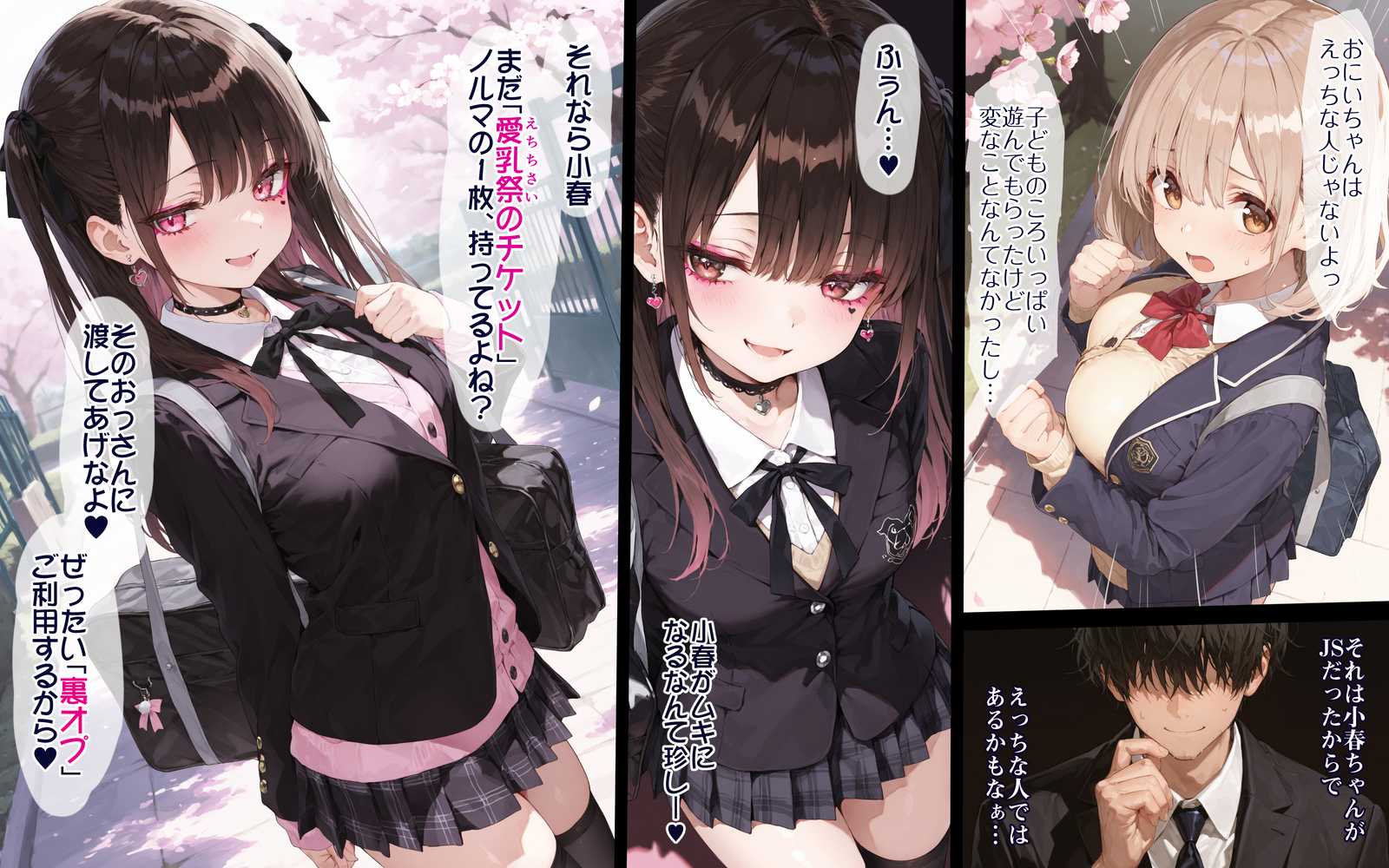 2年H組裏JKフーゾクやってま〜す☆【えちえち学園 愛乳祭】