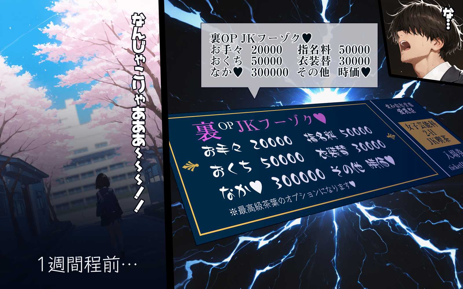 2年H組裏JKフーゾクやってま〜す☆【えちえち学園 愛乳祭】
