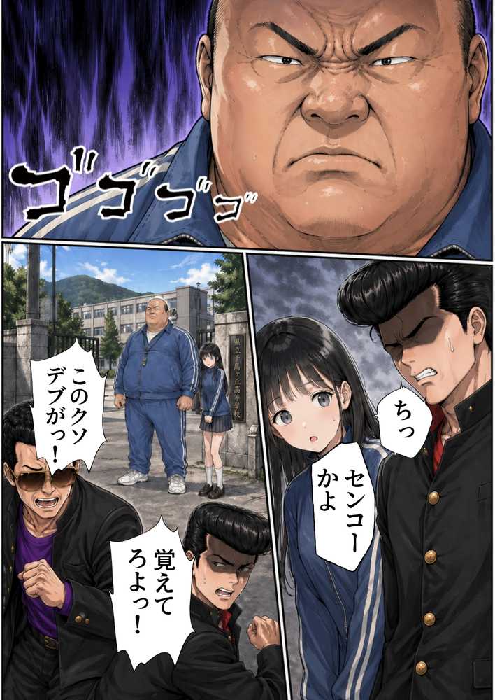 【昭和編】想いを寄せていたクラスメイトが中年メタボ教師（BMI40）と肉体関係だった件