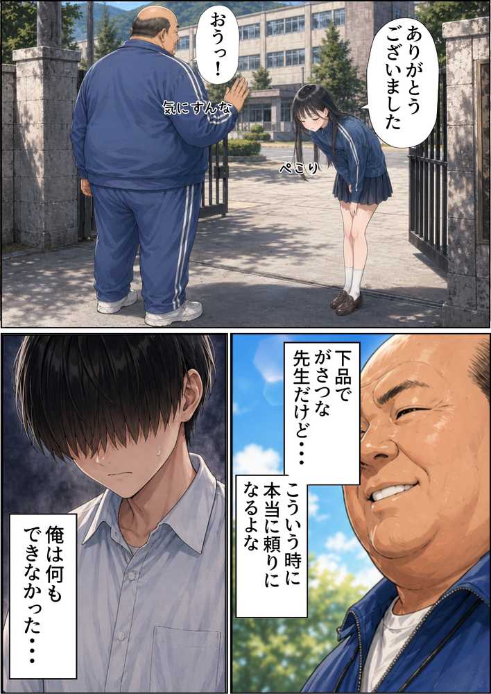 【昭和編】想いを寄せていたクラスメイトが中年メタボ教師（BMI40）と肉体関係だった件
