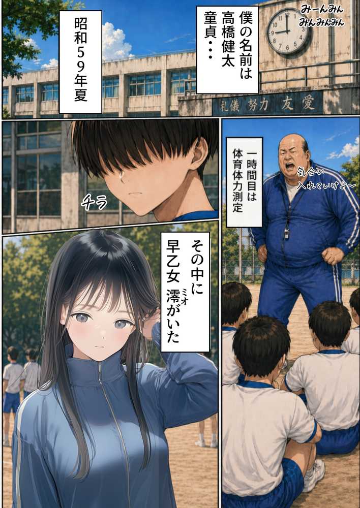 【昭和編】想いを寄せていたクラスメイトが中年メタボ教師（BMI40）と肉体関係だった件