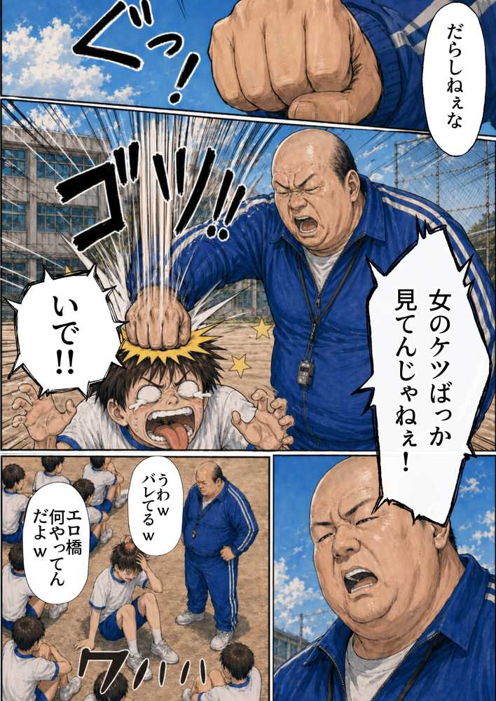 【昭和編】想いを寄せていたクラスメイトが中年メタボ教師（BMI40）と肉体関係だった件