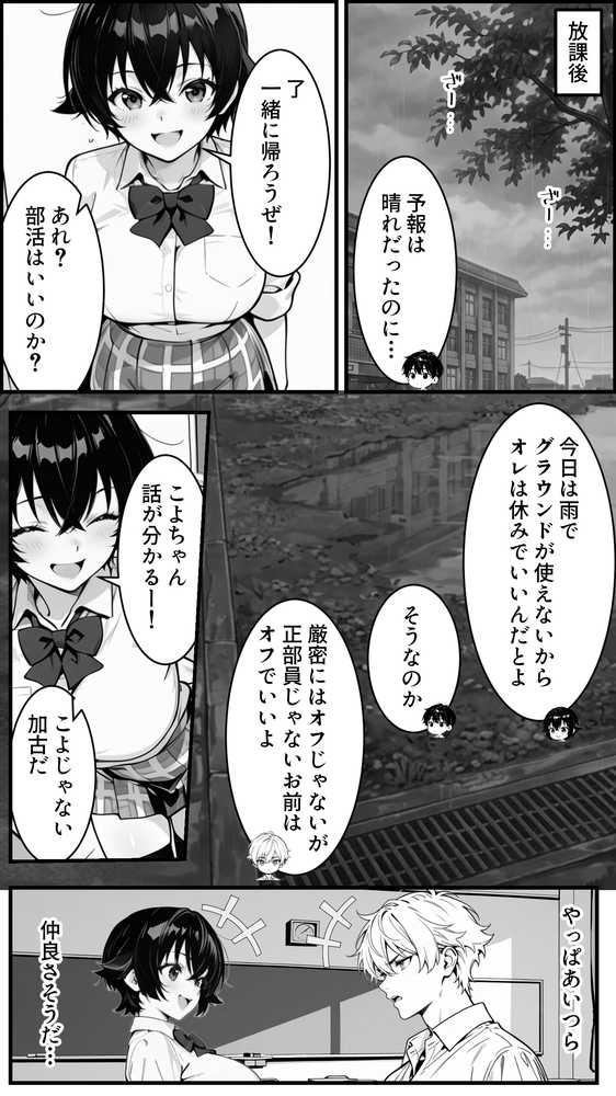 俺のボーイッシュ幼馴染が爆乳でエロすぎてヤバい話