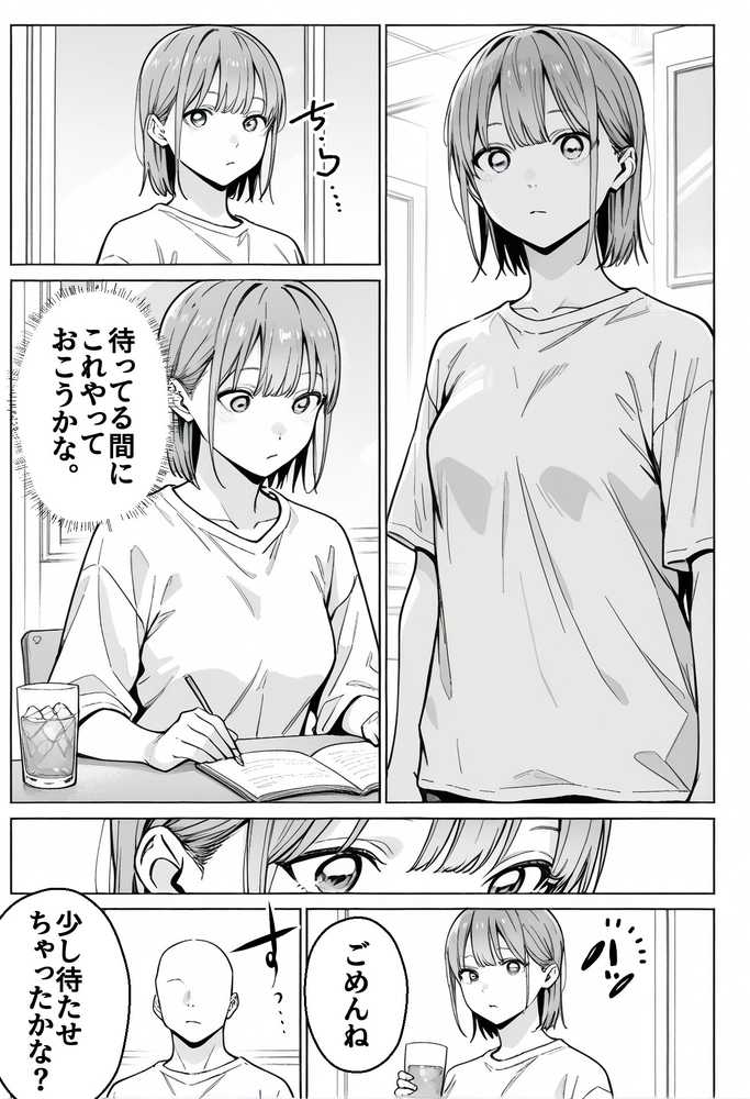 準備中の店内で。家計の為に、乱れる身体。