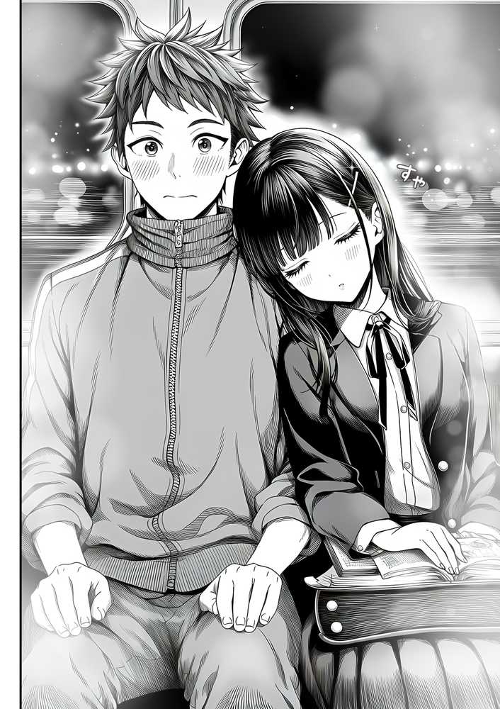 電車で何度も肩にもたれかかってくる女の子と、子作りセックスしてしまった