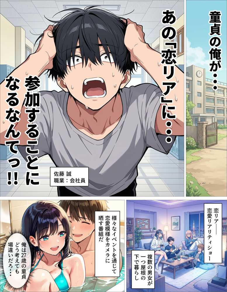 ギャル上等〜「セックスOK」の恋愛リアリティーショーで童貞が巨根無双する話〜