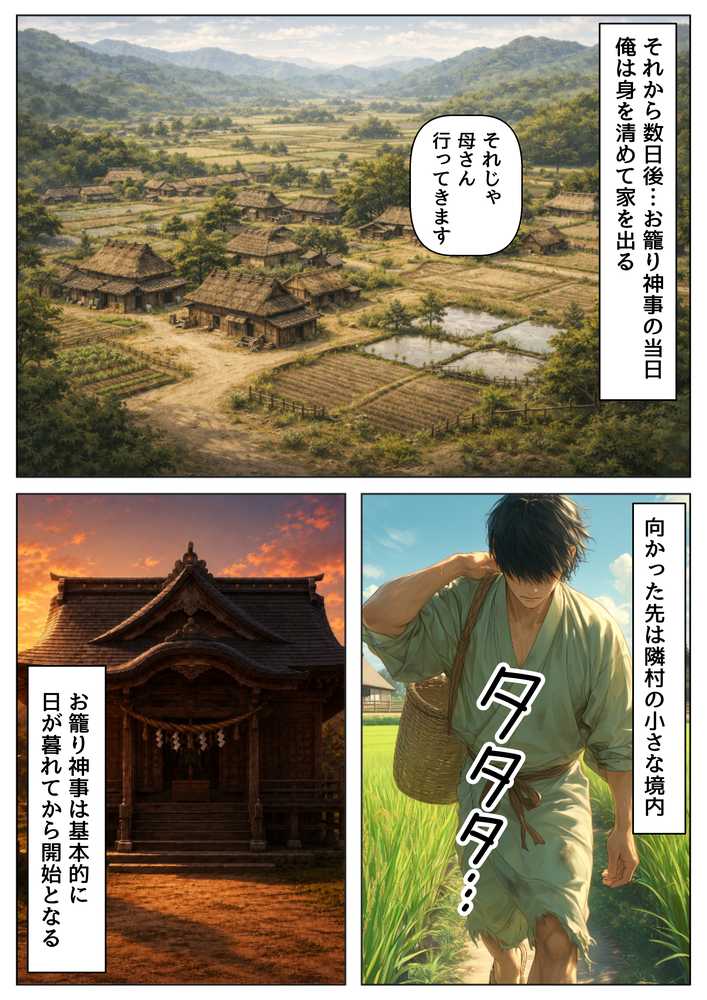 戦国時代の農村に俺が転生したら、神事が乱交だった件