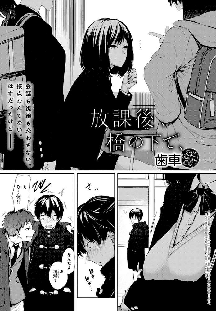 放課後、橋の下で、