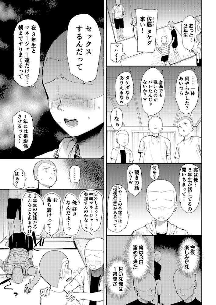 〇□学園野球部〜真夏の合宿中に種付けされる女子マネージャーたち〜 【18禁】